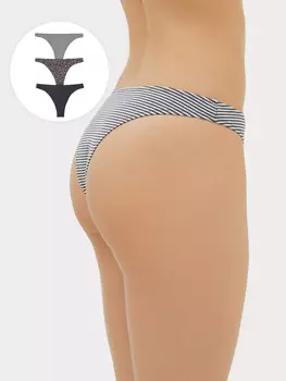 Трусы женские бразилиана мультипак (3 шт.)