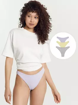 Трусы женские бразилиана мультипак (3 шт.)