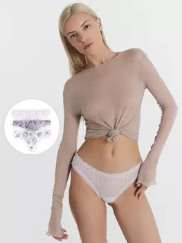 Трусы женские бразилиана мультипак (3 шт.)