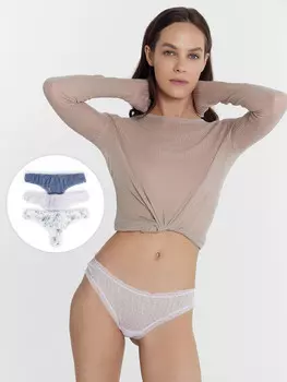 Трусы женские бразилиана мультипак (3 шт.)