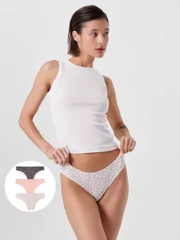 Трусы женские бразилиана мультипак (3 шт.)