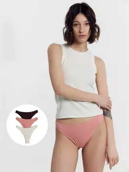 Трусы женские бразилиана мультипак (3 шт.)