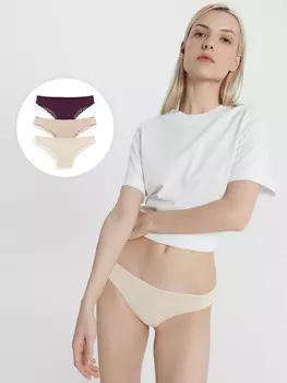 Трусы женские бразилиана мультипак (3 шт.)