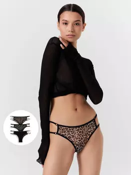 Трусы женские бразилиана мультипак (3 шт.)