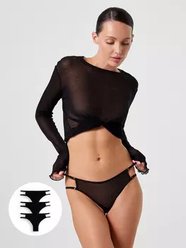 Трусы женские бразилиана мультипак (3 шт.)