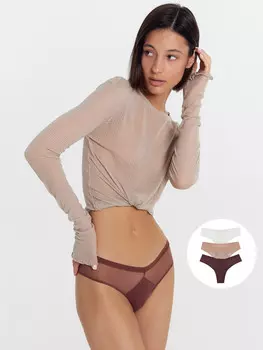 Трусы женские бразилиана мультипак (3 шт.)