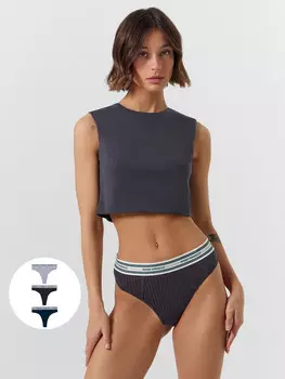 Трусы женские бразилиана мультипак (3 шт.)