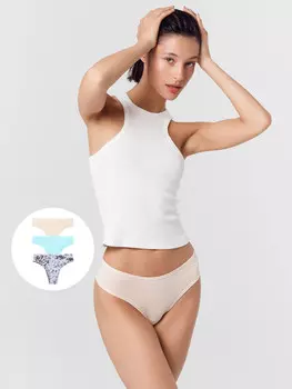 Трусы женские бразилиана мультипак (3шт.)