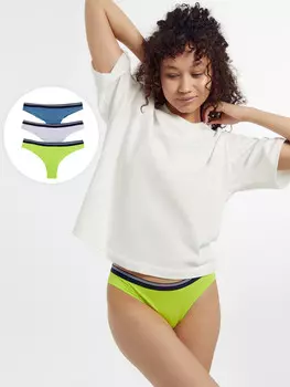 Трусы женские бразилиана набор (3 шт.)