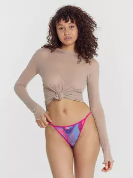 Трусы женские бразилиана разноцветные