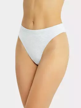 Трусы женские бразилиана светло-серые
