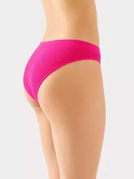 Трусы женские бразилиана в малиновом цвете