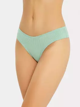 Трусы женские бразилиана в яблочно-мятном оттенке