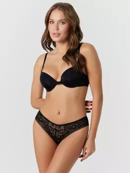 Трусы женские черные кружевные