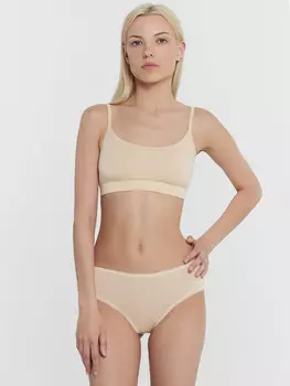 Трусы женские классические бежевые