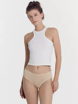 Трусы женские классические бежевые