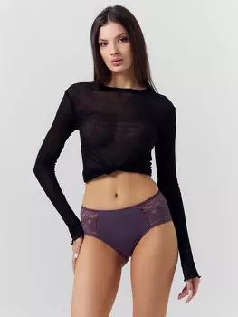 Трусы женские макси фиолетовые