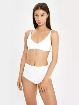 Трусы женские макси в белом цвете