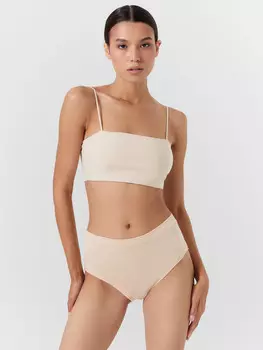 Трусы женские макси в бежевом цвете