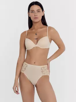 Трусы женские макси в бежевом цвете