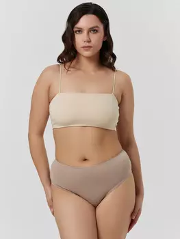 Трусы женские макси в бежевом цвете