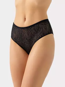 Трусы женские макси в черном цвете