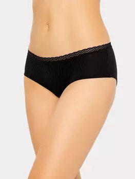 Трусы женские шорты в черном цвете