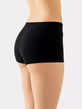 Трусы женские шорты в черном цвете