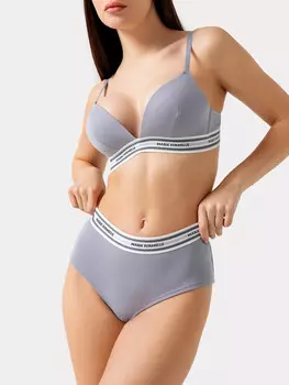 Трусы женские шорты в сером цвете