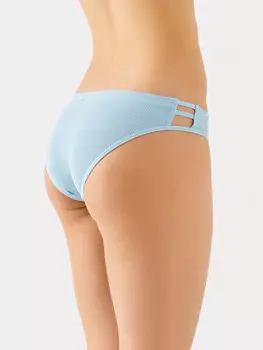 Трусы женские слип-бикини в голубом цвете