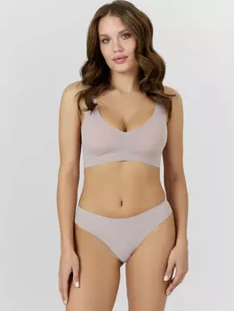 Трусы женские слипы бежевые