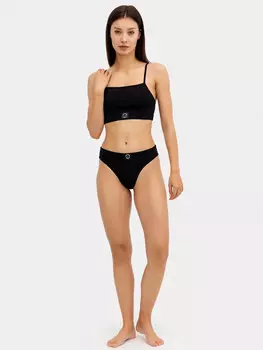 Трусы женские слипы черные