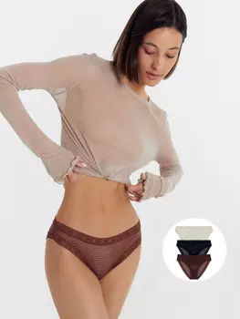 Трусы женские слипы мультиипак (3 шт.)