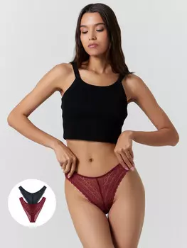 Трусы женские слипы мультипак (2 шт.)