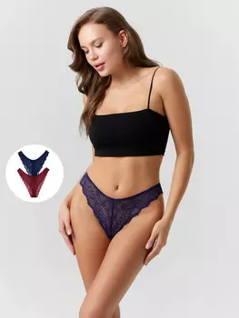 Трусы женские слипы мультипак (2 шт.)