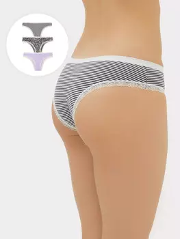 Трусы женские слипы мультипак (3 шт.)