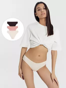 Трусы женские слипы мультипак (3 шт.)