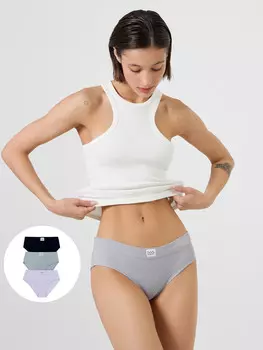 Трусы женские слипы мультипак (3 шт.)