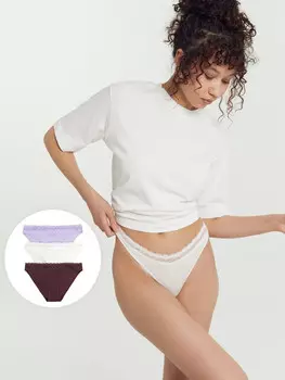 Трусы женские слипы мультипак (3 шт.)