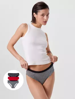 Трусы женские слипы мультипак (3 шт.)