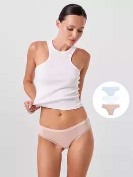 Трусы женские слипы мультипак (3 шт.)