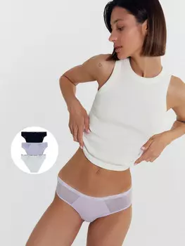 Трусы женские слипы мультипак (3 шт.)