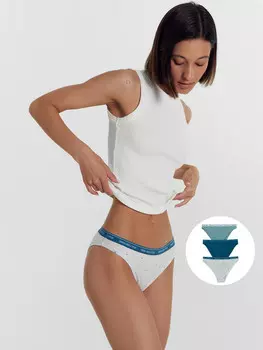 Трусы женские слипы мультипак (3 шт.)