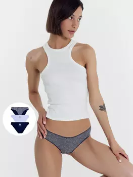 Трусы женские слипы мультипак (3 шт.)