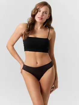 Трусы женские слипы шоколадно-коричневые