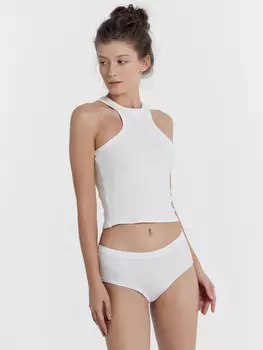 Трусы женские слипы в белом цвете