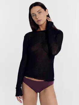 Трусы женские слипы в коричневом цвете