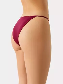 Трусы женские слипы в красном цвете