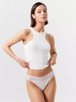 Трусы женские в цвете серый меланж