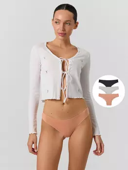 Трусы женские в наборе, 3 шт